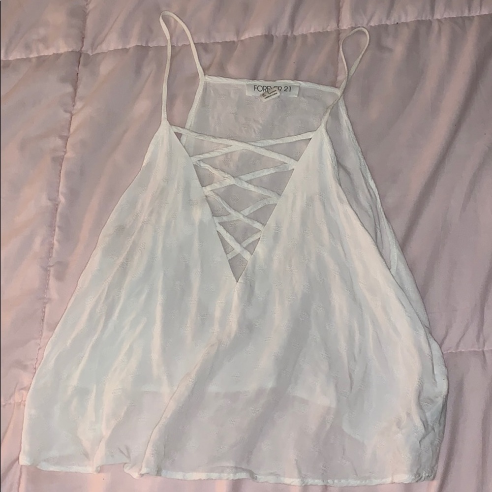 cropped tank top